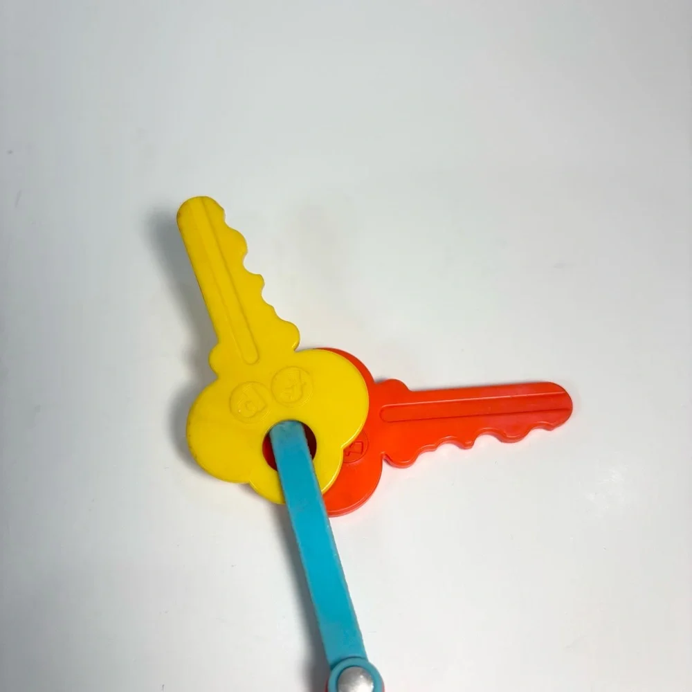 Vintage 1970’s‎ Fisher Price Activity Keys Key Set Baby Toy USA Made